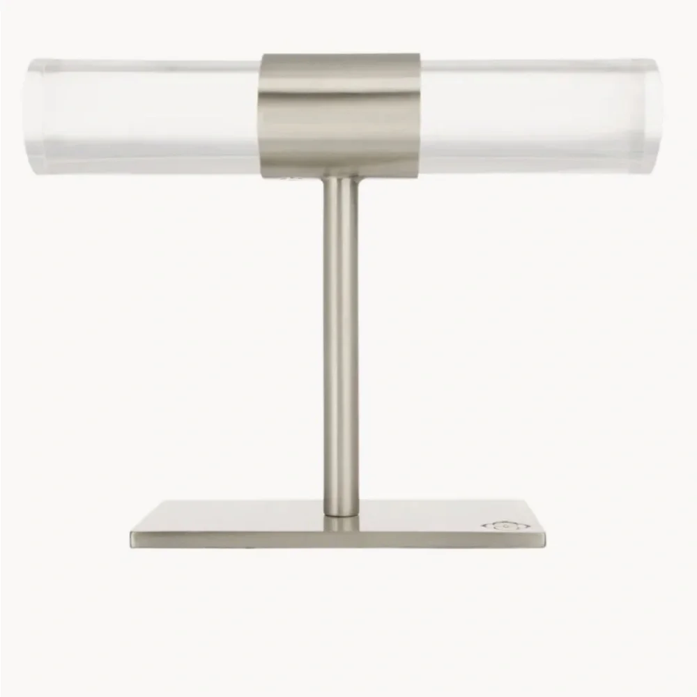 KENDRA SCOTT Silver Med Acrylic Metal T Bar Jewelry Bracelet Stand Display